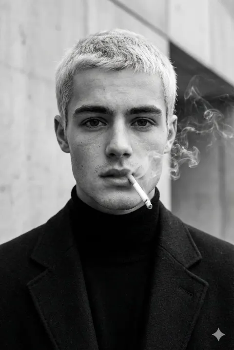 Monochrome Fashion Portrait