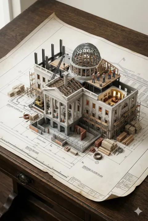 Blueprint Dreams: Architecture Reborn