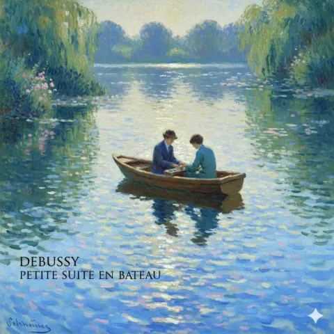 Debussy Boat Monet Style Visualization