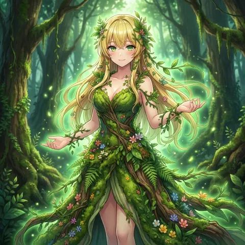 AI Dryad Forest Transformation
