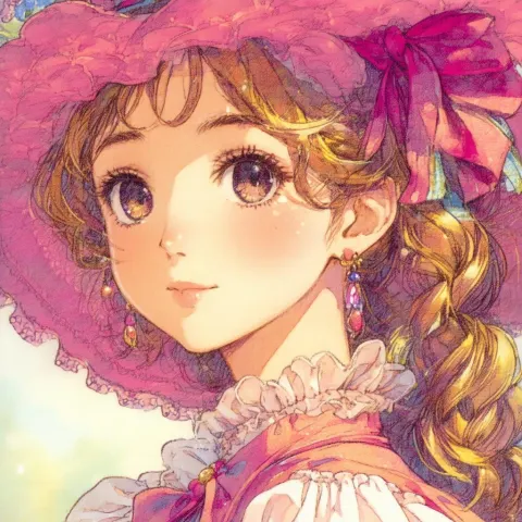 Manga Southern Belle in Historic Soft Shading