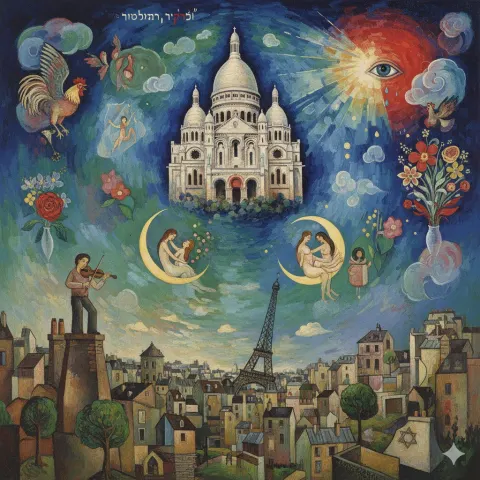 Sacred Heart Cathedral Chagall Style