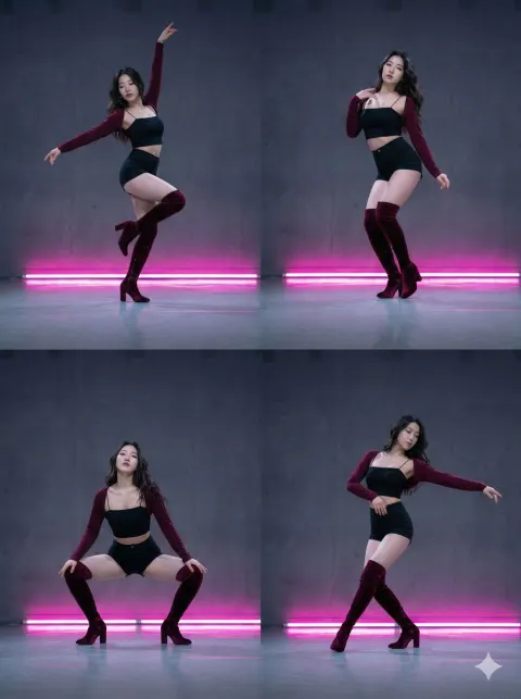 2x2 Grid Pose Variations