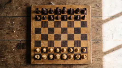 Chess Starting Position Top View
