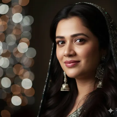 Silver Elegance Portrait