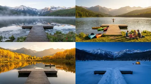 Four Seasons Cinematic Grid