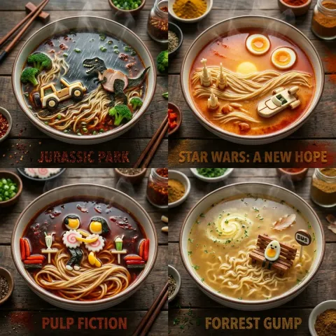 Ramen Bowls Recreate Iconic Movies