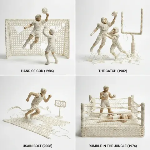 Crochet Lace Sports Legends