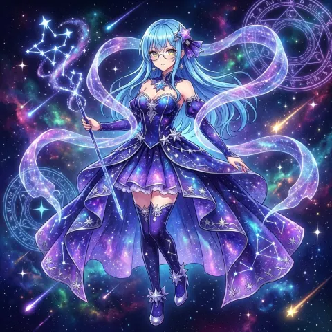 Cosmic Magical Girl Transformation
