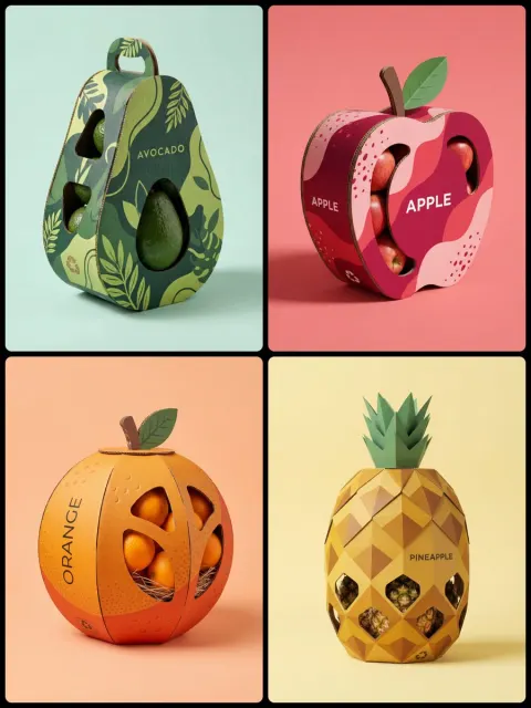 Creative Fruit Structural Packaging Design