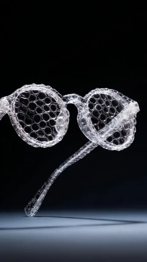 Bubble Wrap Fashion Editorial