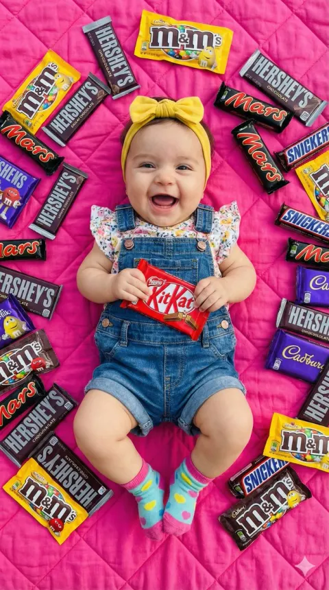Chocolate Baby Celebration Photoshoot