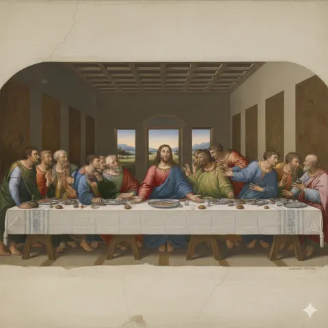 AI Recreates The Last Supper