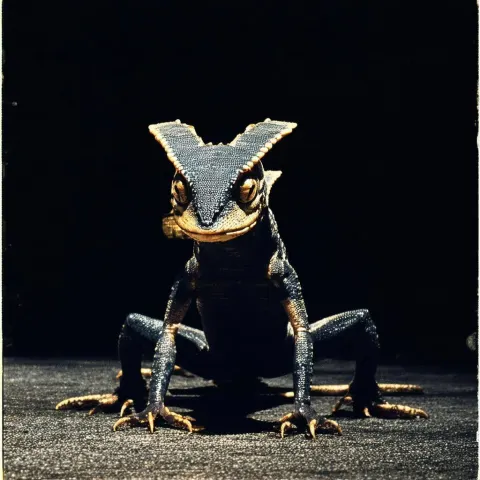 Vintage Film Portrait of a Philippine Creature