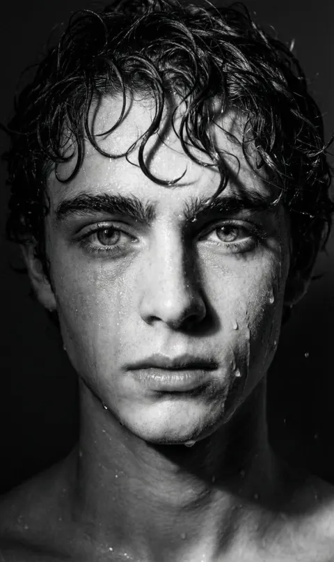 Dramatic Rain Portrait