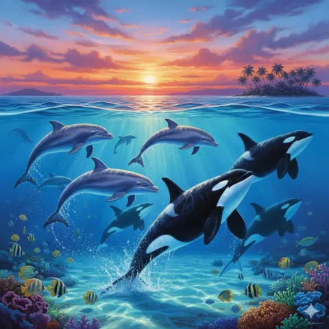 Lassen Ocean Life Painting