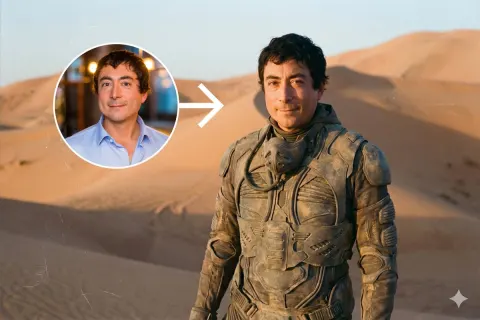 Dune Cinematic Wasteland Portrait