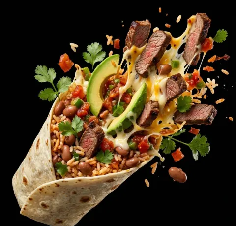 Luxury Food Poster Explosion