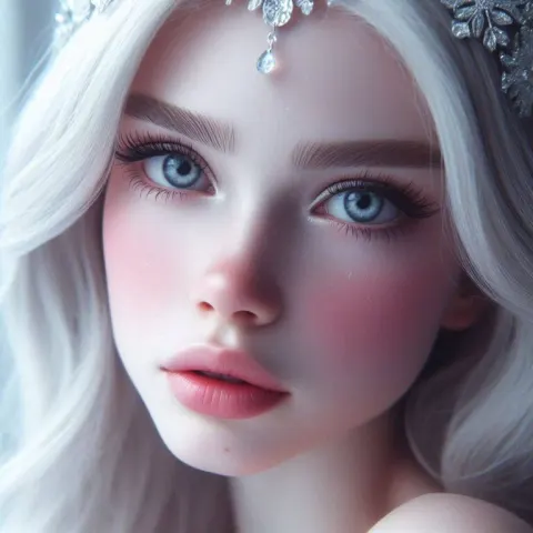 Close-Up of Ethereal Ice Princess Charm