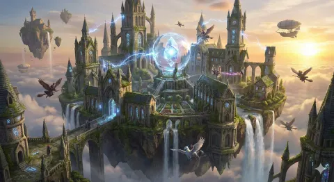 Magic Academy Floating Island