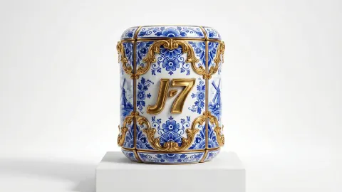 Gilded Delft Pottery Signature Product