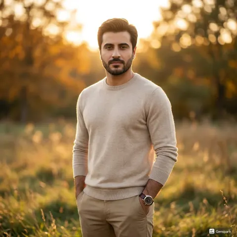 Golden Hour South Asian Fashion Portrait