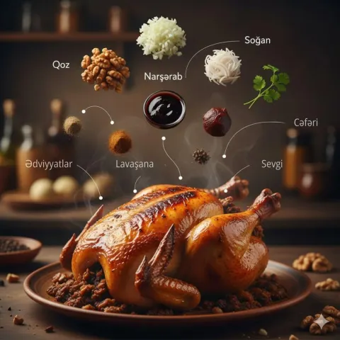 Azerbaijani Roast Chicken Unveiled