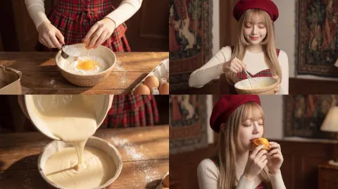 Cozy Baking Moments