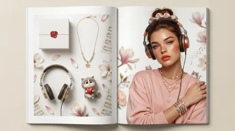 Luxury Jewelry Editorial Spread