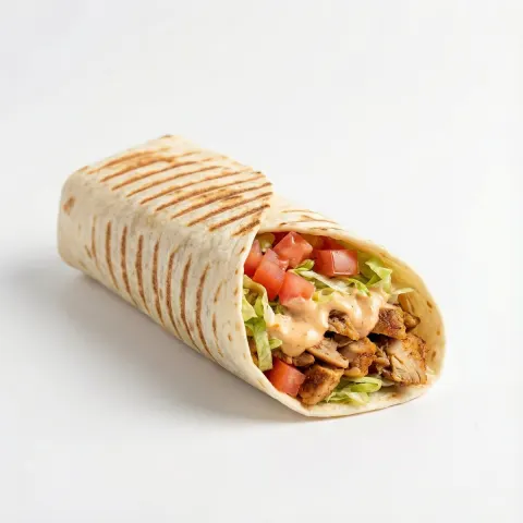 Shawarma Wrap Visual Feast