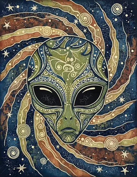 Mythical Batik Dreamscape