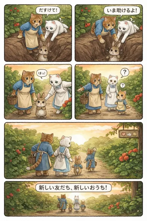 Kling Video to Four-Panel Comic Guide