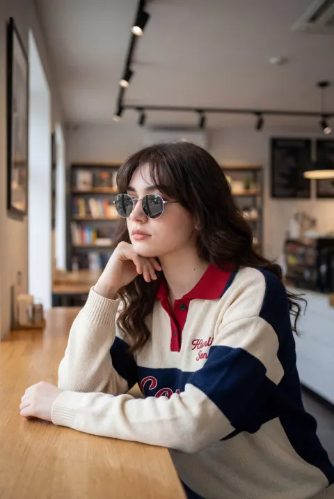 Café Contemplation Portrait