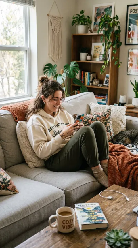Gen Z Saturday Sofa Vibes