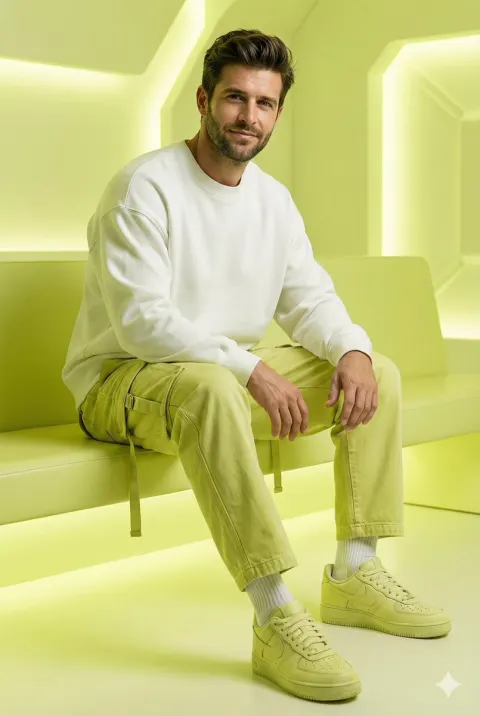 Neon Green Futuristic Fashion Editorial