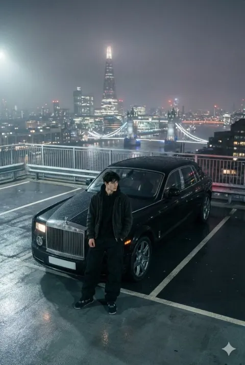Misty London Night Luxury Fashion Shoot