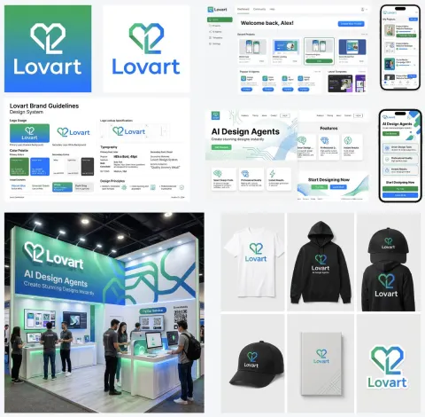 Lovart Brand Identity Design