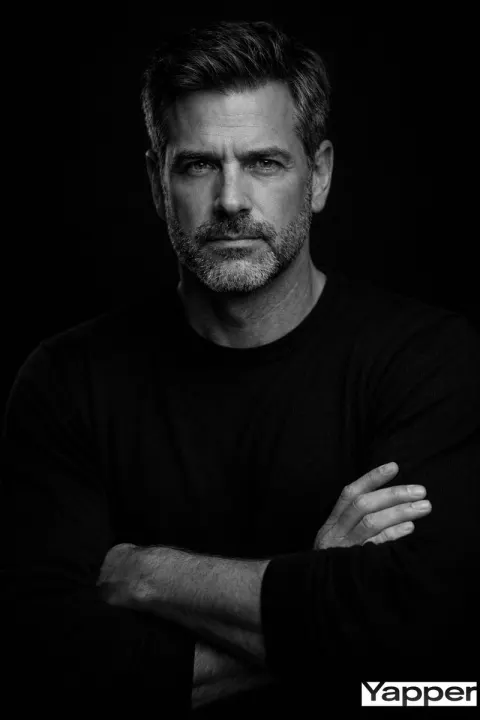Monochrome Thinker Portrait
