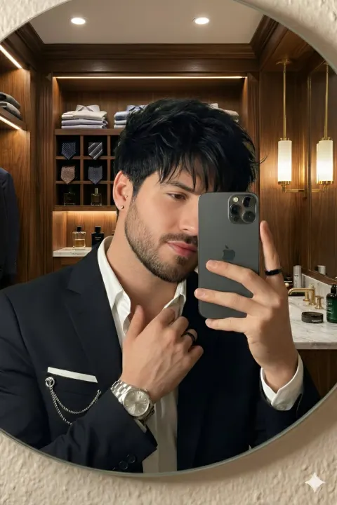 Luxury Closet Mirror Selfie