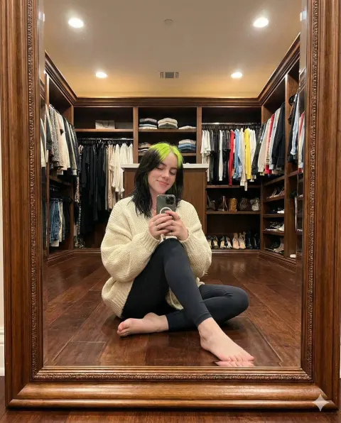 Closet Mirror Selfie Girl