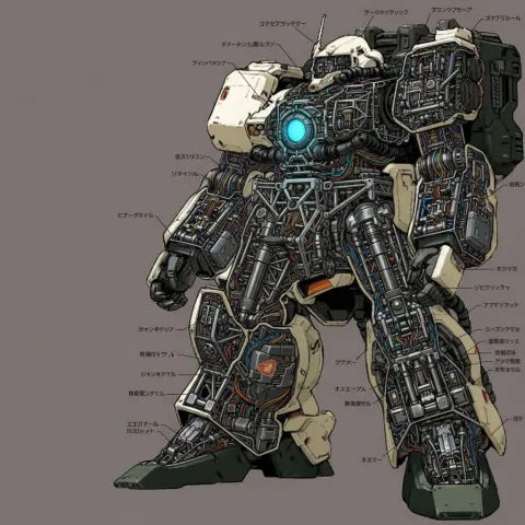 Robot Internal Structure Revealed