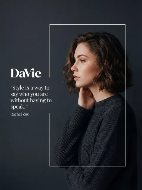 Elegant Profile in Frame