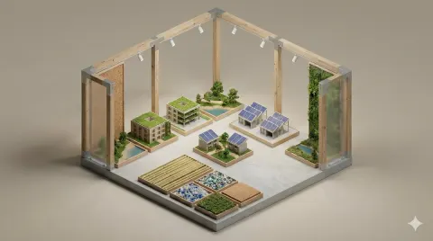 Minimalist 3D Exhibition Pod