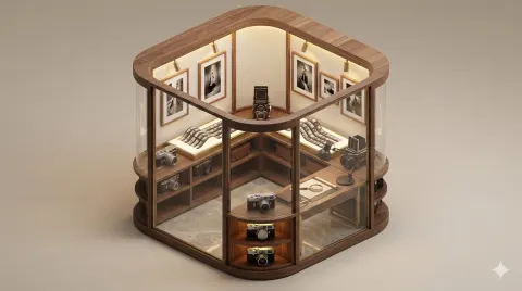 3D Isometric Exhibition Miniature