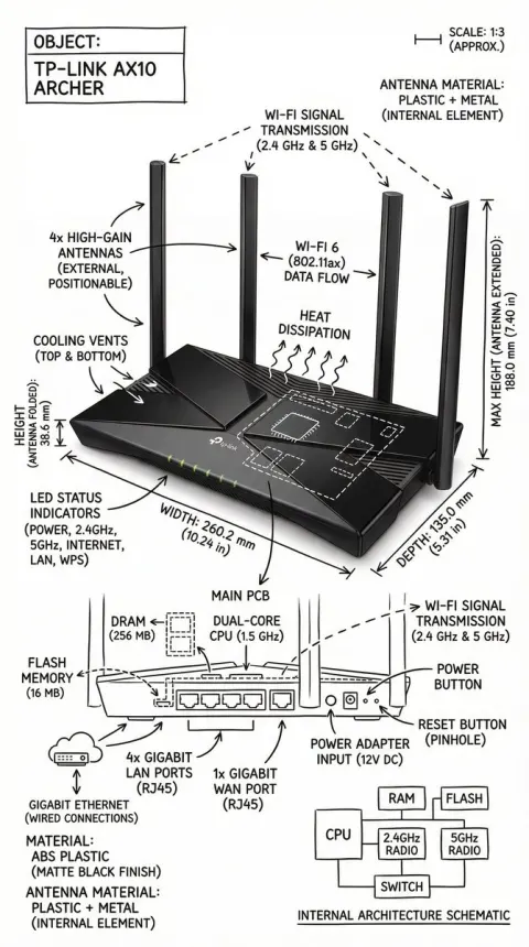 Technical Annotation Infographic Design