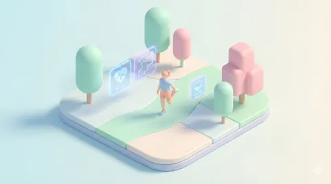 Minimalist Holographic Fitness Park