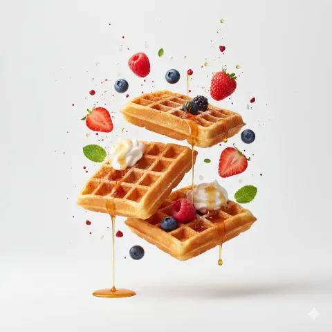 Floating Ingredients Minimalist Ad