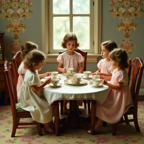 Victorian-Inspired Miniature Tea Party