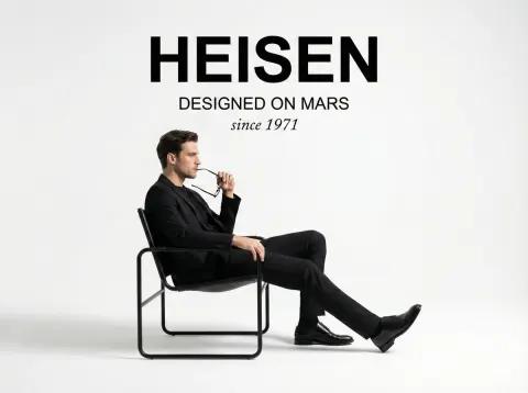 Minimalist Black Suit Fashion Ad