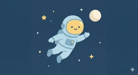 Minimalist Cute Character Drawing